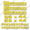 Image of Terex Pegson 26X44 Decal Kit Jaw Crusher -Old Style - Aftermarket Kit