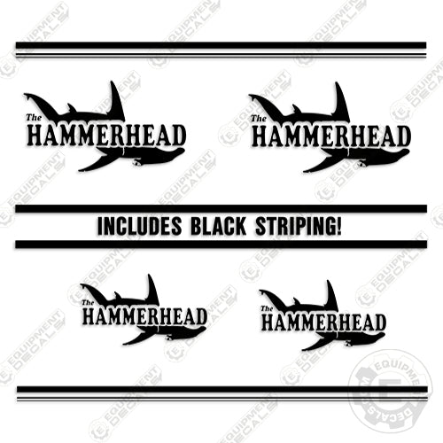 Fits The Hammer Head Trailer Decal Kit