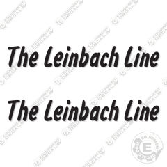 Fits Leinbach Line Decal Kit Harrow