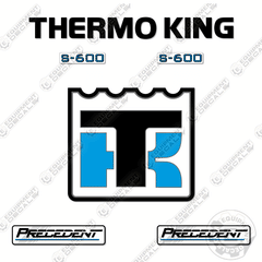 Fits ThermoKing Precedent S-600 Decal Kit Trailer Refrigeration Unit