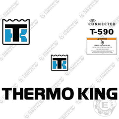 Fits ThermoKing T-590 Decal Kit Trailer Refrigeration Unit