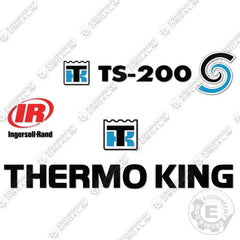 Fits ThermoKing TS-200 Decal Kit Trailer Refrigeration Unit