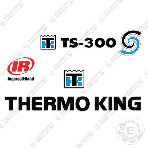 Fits ThermoKing TS-300 Decal Kit Trailer Refrigeration Unit