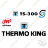 Image of Fits ThermoKing TS-300 Decal Kit Trailer Refrigeration Unit