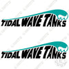 Image of Fits Tidal Wave Tanks Decal Kit Water Truck