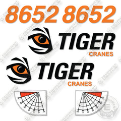 Fits Tiger 8652 Decal Kit Crane