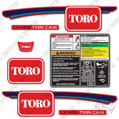 Fits Toro LX425 Decal Kit Mower