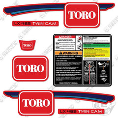 Fits Toro LX465 Decal Kit Mower
