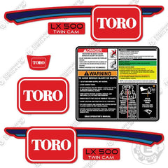 Fits Toro LX500 Decal Kit Mower