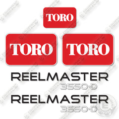 Fits Toro Reelmaster 3550D Decal Kit Mower
