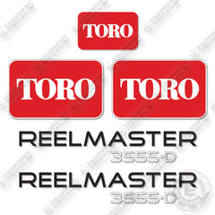Fits Toro Reelmaster 3555D Decal Kit Mower