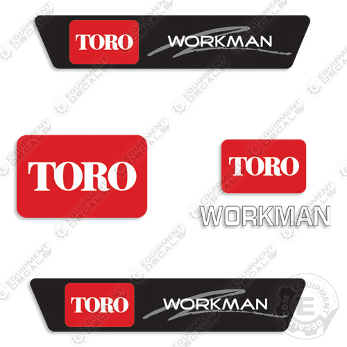 Fits Toro Workman 2 Decal Kit Utility Vehicle – Equipment Decals