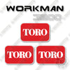 Image of Toro Workman 3200 Decal Kit Utility Vehicle - Aftermarket Kit