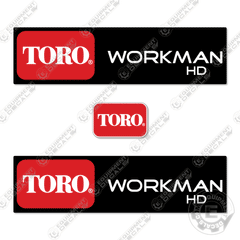 Fits Toro Workman HD Decal Kit Utility Vehicle