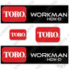 Image of Fits Toro Workman HDX-D Decal Kit Utility Vehicle