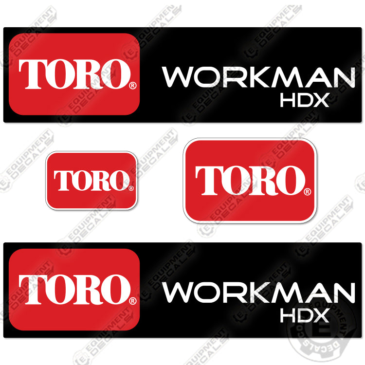Fits Toro Workman HDX Decal Kit Utility Vehicle