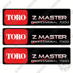 Fits Toro Z Master Professional 7000 Decal Kit Mower