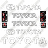 Image of Toyota 62-6fd20 Decal Kit Forklift -Aftermarket Kit