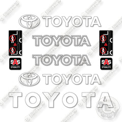 Toyota 62-6fd25 Decal Kit Forklift -Aftermarket Kit