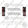 Image of Toyota 62-6fd25 Decal Kit Forklift -Aftermarket Kit