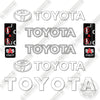 Image of Toyota 62-6fdu35 Decal Kit Forklift -Aftermarket Kit