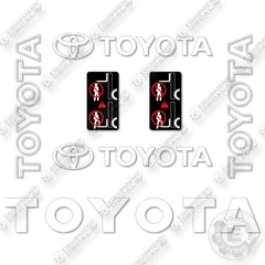 Fits Toyota 6FGU25 Decal Kit Forklift