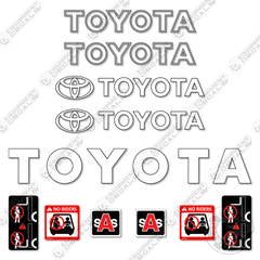 Fits Toyota 30-7FBCHU25 Decal Kit Forklift