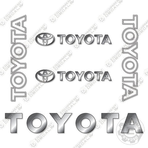 Fits Toyota 8FGCSU20 Decal Kit Forklift (No Warnings)