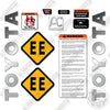 Image of Toyota 8HBC30 Decal Kit Pallet Jack -Aftermarket Kit
