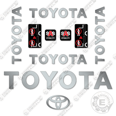 Fits Toyota 8FBCHU25 Decal Kit Forklift