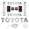 Image of Fits Toyota 8FBCU32 Decal Kit Forklift