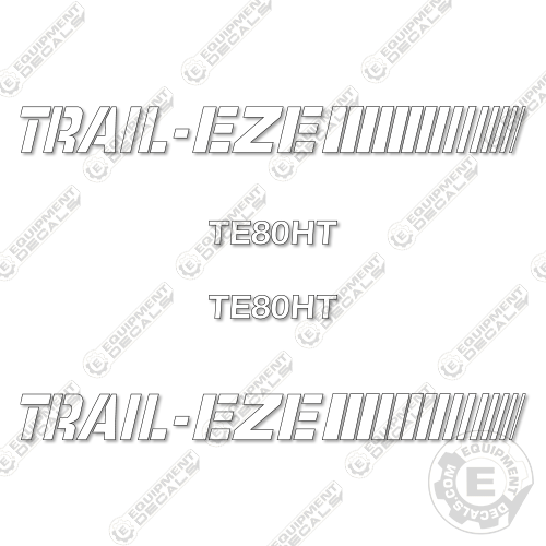 Fits Trail-Eze TE80HT Decal kit Trailer