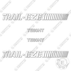 Fits Trail-Eze TE80HT Decal kit Trailer