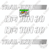 Image of Fits Trail-Eze DA10H30 Decal kit Trailer
