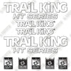 Image of Fits Trail King HT Series Decal Kit Trailer