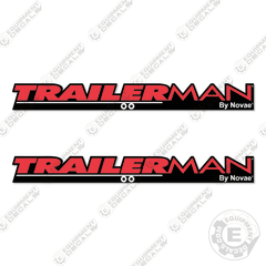 Fits Trailerman Decal Kit Trailer 33" Logos