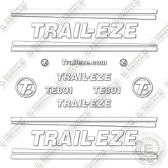 Trail-Eze TE801 Decal Kit Trailer - Aftermarket Kit