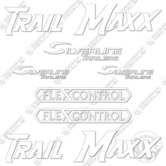 Fits Trail Maxx Silverline Trailer Decal Kit