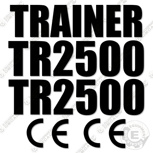 Fits TR2500 Decal Kit Tandem Roller