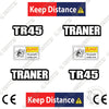Image of Fits Traner TR45 Decal Kit Wheel Loader