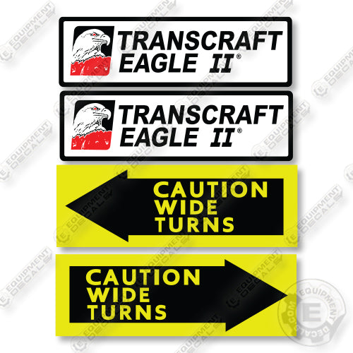 Transcraft Eagle II Decal Kit Trailer - Aftermarket Kit