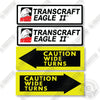 Image of Transcraft Eagle II Decal Kit Trailer - Aftermarket Kit