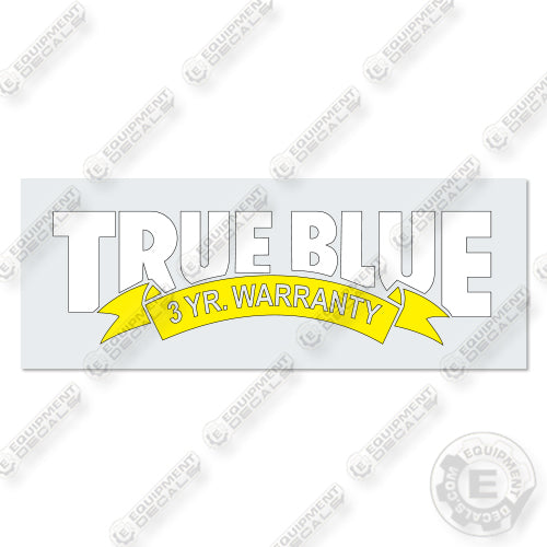 Fits Miller True Blue Decal Kit Logo- Clear!