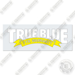 Fits Miller True Blue Decal Kit Logo- Clear!