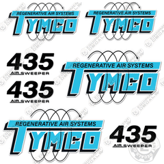 Fits Tymco 435 Decal Kit Street Sweeper