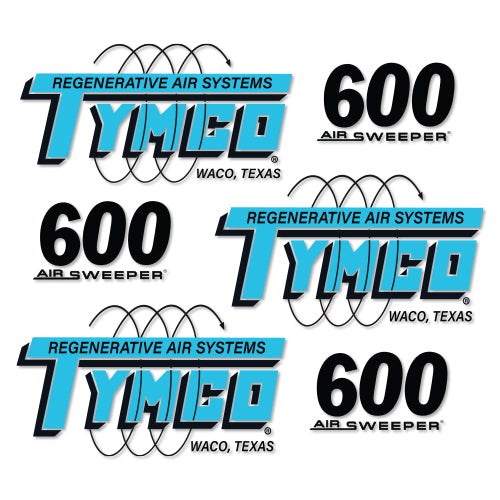 Fits Tymco 600 Decal Kit Street Sweeper