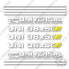 Image of Universal UNI 36X50 Decal Kit Horizontal Directional Drill - Aftermarket Kit