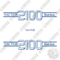 Fits Vactor 2100 Decal Kit Sewer Cleaner - OLD STYLE!