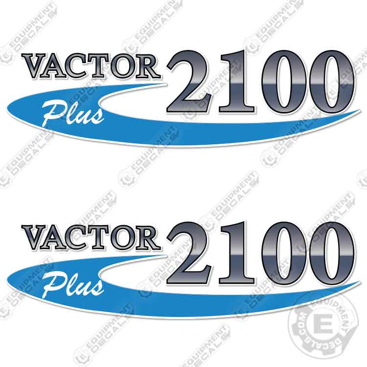 Fits Vactor 2100 Plus Sewer Cleaner Decal Kit