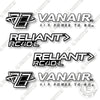 Image of Vanair RC40-L Decal Kit Air Compressor - Custom Reverse Colors - Aftermarket Kit